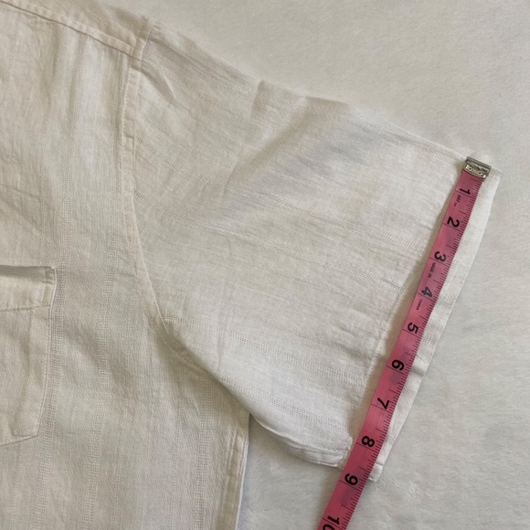 Weatherproof Vintage Linen/Cotton Woven Shirt, White, X-Large, NWT - Picture 14 of 16